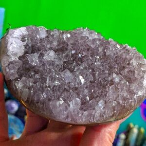 Big cookie Amethyst Pink Amethyst Druzy from Brazil